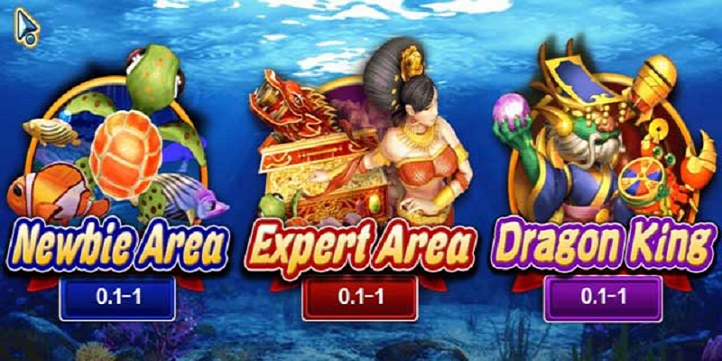 Các cấp độ chơi trong bắn cá Dragon Fishing